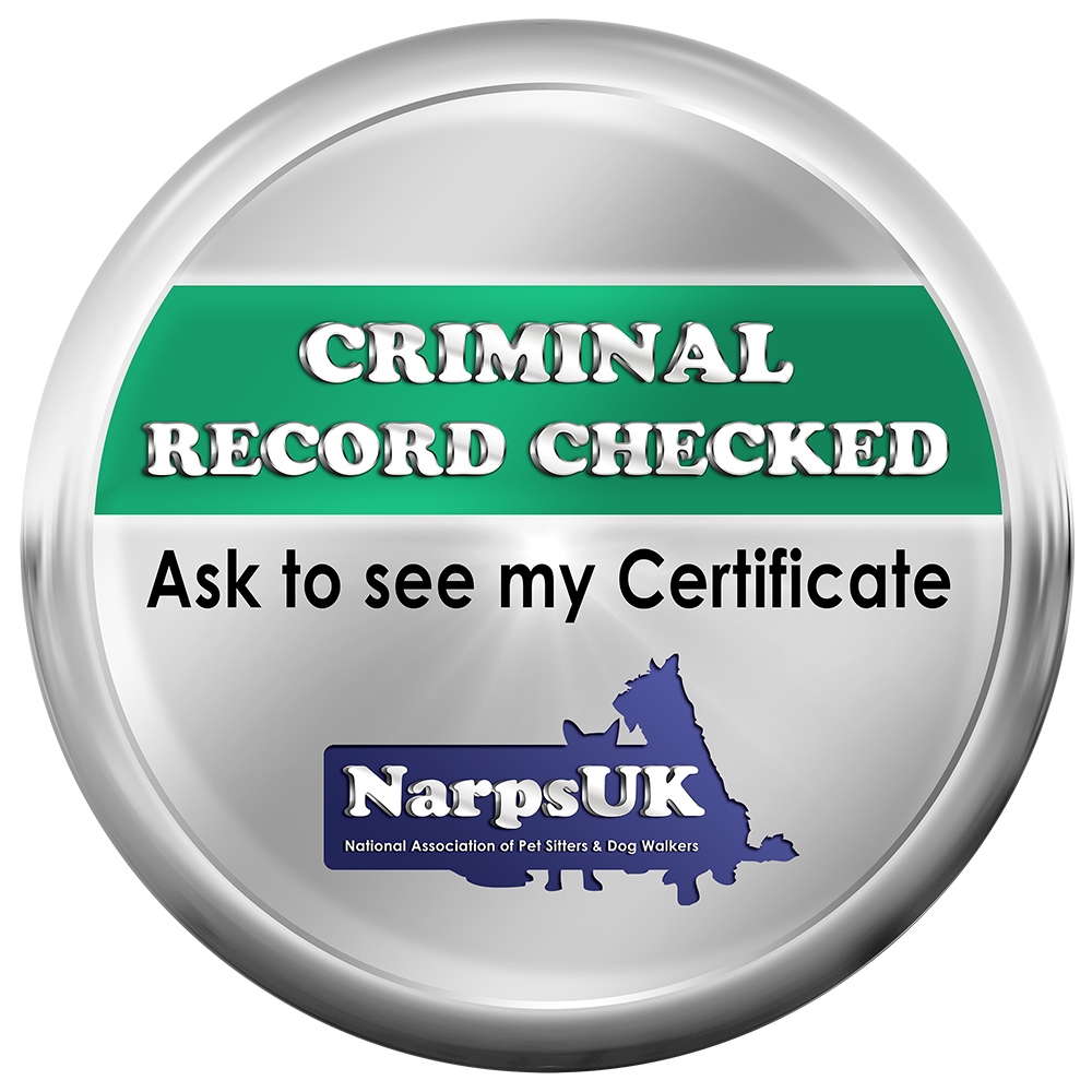 NarpsUK criminal record checked badge